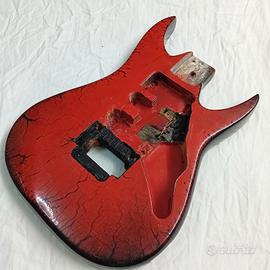 Chitarra elettrica.Body tipo Jackson