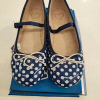 Ballerina Mayoral Taglia 29 COLRE blu a pois NUOVA