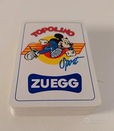 Topolino Sport Zuegg- Mazzo di 54 Carte Illustrate