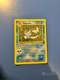 Carta Pokemon Vaporeon Holo