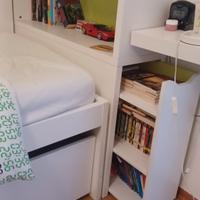 Testiera comodino letto singolo Ikea