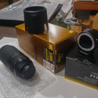 Anello FTZ + Nikon AF-P 70-300 VR ED no DX