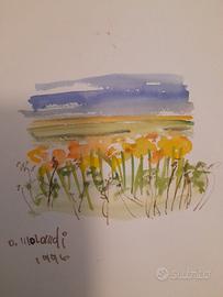 ACQUARELLI  LOTTO DI 3