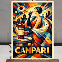 Quadro Poster A3 Campari 