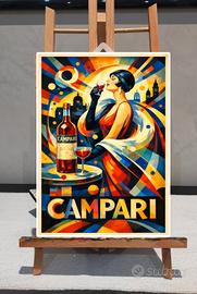 Quadro Poster A3 Campari 