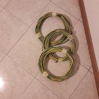Cavo elettrico terra giallo verde diametro 7
