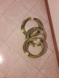 Cavo elettrico terra giallo verde diametro 7
