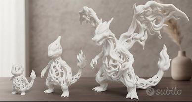 Set Trio Evoluzioni Charizard Charmeleon Charmende