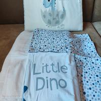 piumino culla e paracolpi