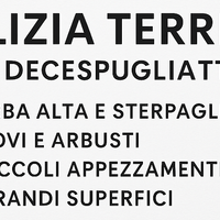 Pulizie terreno con decespugliatore Zona Acireale