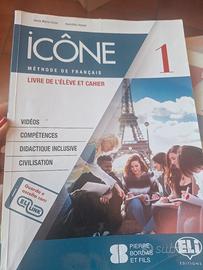 Libro di francese Icône Vol 1 - ELI 