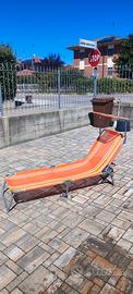 Lettino da giardino/ terrazzo