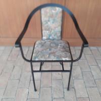 Sedie in ferro battuto