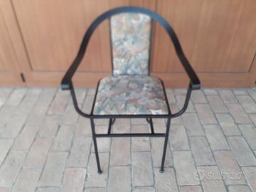 Sedie in ferro battuto