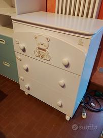 Cassettiera - Bagnetto - Fasciatoio Italbaby