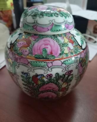 Vaso porcellana cinese decorato