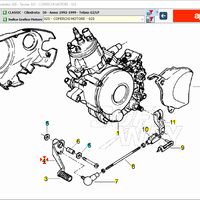 -Leva cambio Aprilia Classic 50 AP8232645
