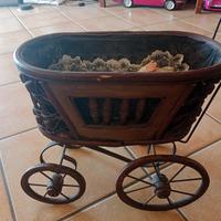 carrozzina giocattolo antica