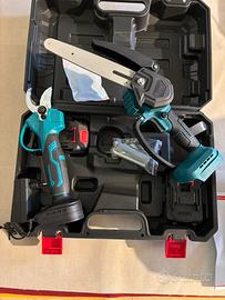 Mini moto sega piu forbice a batteria