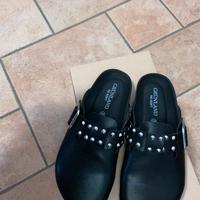 Ciabatte Grunland punta chiusa con borchie nr.38