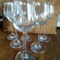 servizio vintage 6 calici Julia 