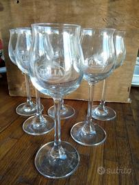 servizio vintage 6 calici Julia 