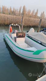 gommone 5mt  motore e carrello 