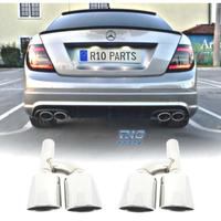 TERMINALI SCARICO MERCEDES CLASSE C W204 07-15 LOO