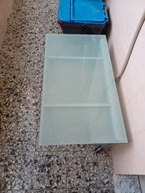 tavolino cristallo  porta TV come nuovo