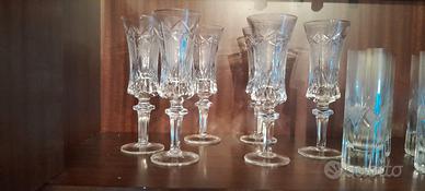 servizio completo di cristallo 