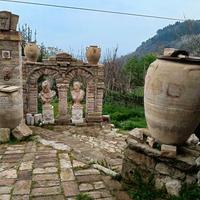 coppia anfore grandi antiche, h 80 cm