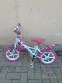 Bici con rotelle bimba