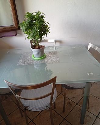 tavolo in vetro
