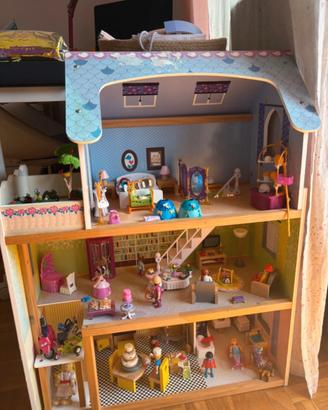 Casa delle bambole con playmobil