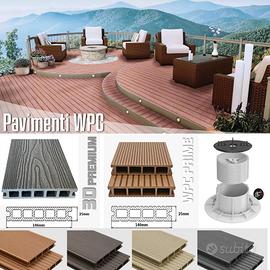 Listoni doghe tavole in WPC pavimenti legno gazebo