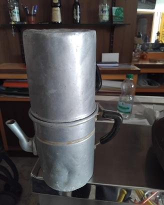 Antica Caffettiera Napoletana Alluminio Vintage