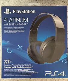 Cuffie Platinum Wireless PS4/PS5 complete