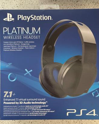Cuffie Platinum Wireless PS4/PS5 complete