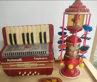 giocattoli Antichi giostra celluloide