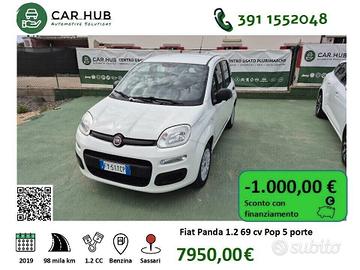 Fiat Panda 1.2 Easy 69cv 5 porte 4 cilindri