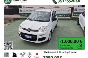 Fiat Panda 1.2 Easy 69cv 5 porte 4 cilindri