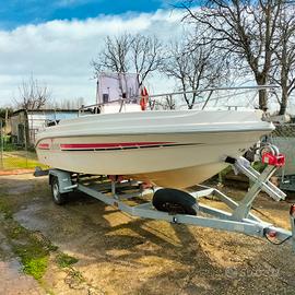 Barca open 6 metri con motore Acquaviva 