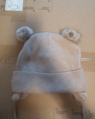 berretto con fodera in pile per bambini