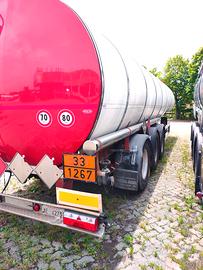 Semirimorchio in acciaio alta temperatura