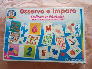 giochi di memoria osservo e imparo.