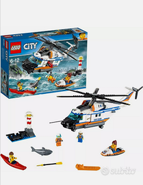 Lego city 60166 elicottero guardia costiera
