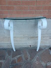 consolle  a muro in ferro 