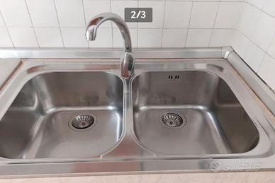 Lavandino cucina acciaio inox