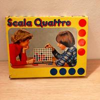 Scala 4 gioco vintage anni '80 tipo Forza 4