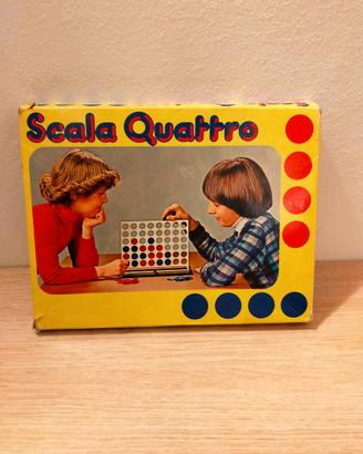 Scala 4 gioco vintage anni '80 tipo Forza 4